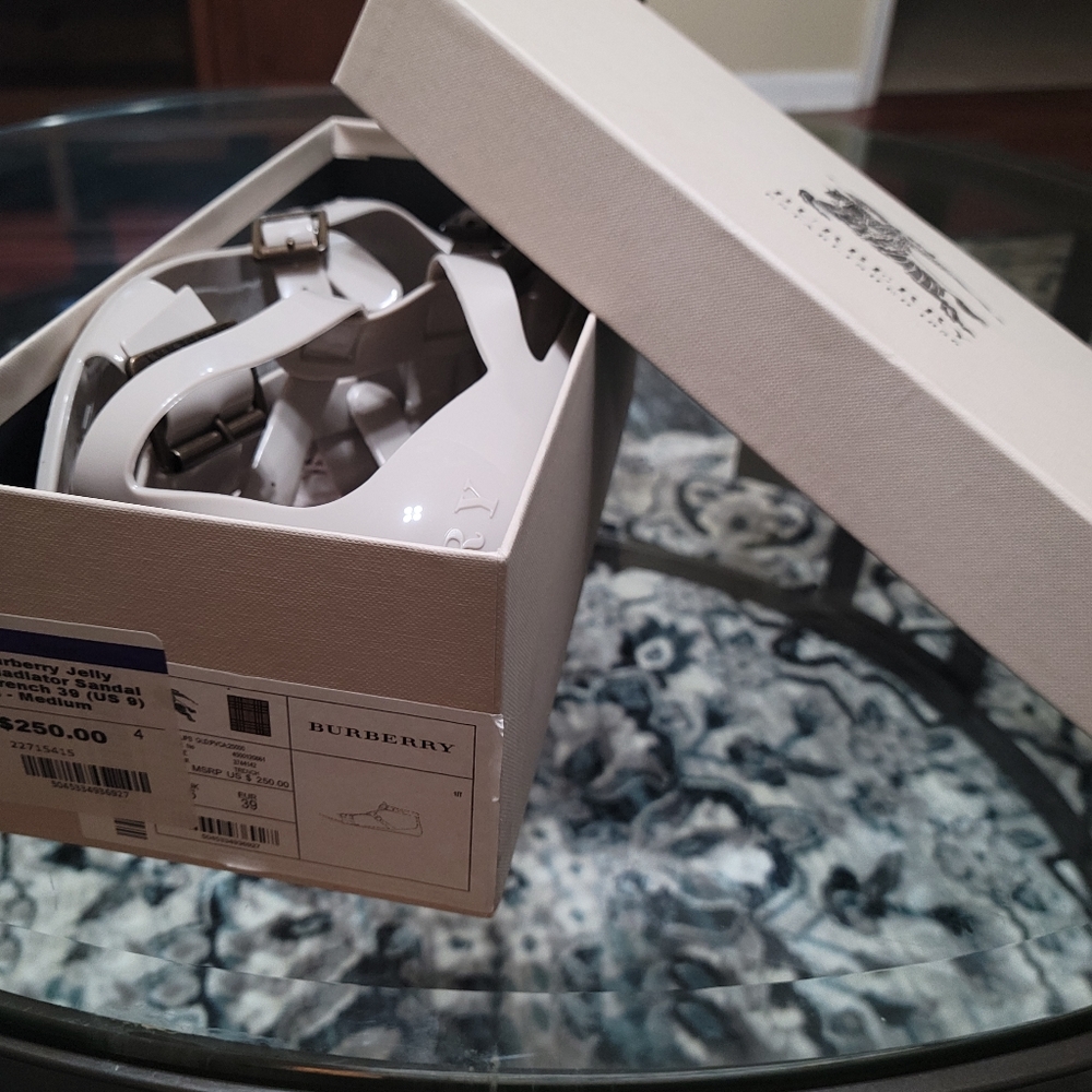 Burberry jelly gladiators